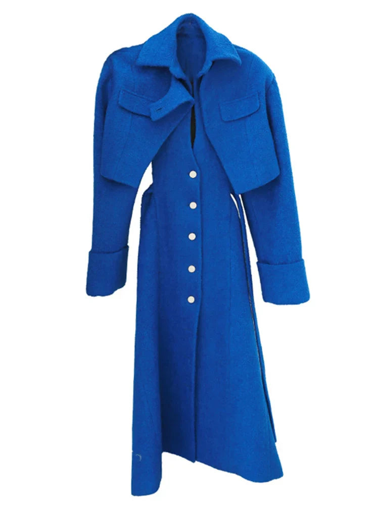 Murdapuah Layered Trench Coat from Marigold Shadows