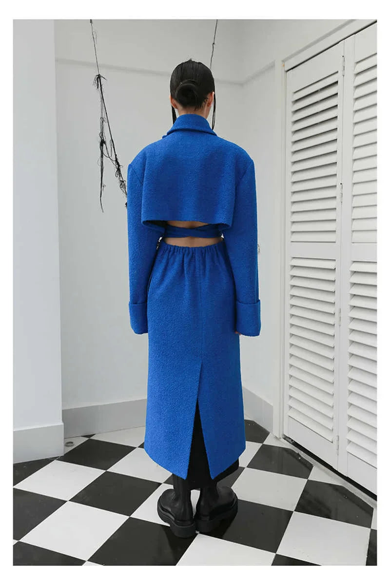 Murdapuah Layered Trench Coat from Marigold Shadows