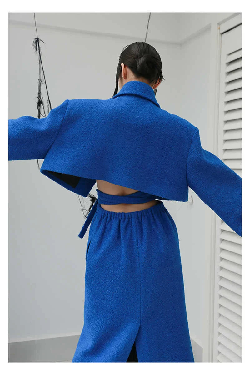 Murdapuah Layered Trench Coat from Marigold Shadows