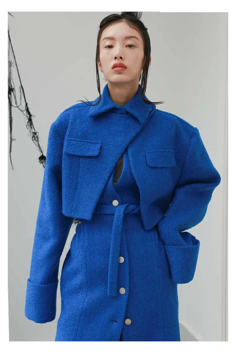 Murdapuah Layered Trench Coat from Marigold Shadows