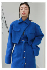 Murdapuah Layered Trench Coat from Marigold Shadows