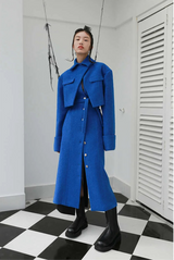 Murdapuah Layered Trench Coat from Marigold Shadows
