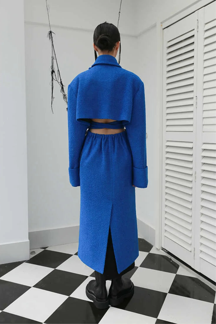 Murdapuah Layered Trench Coat from Marigold Shadows