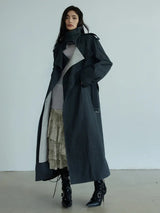 Regener Color Block Trench Coat from Marigold Shadows