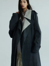 Regener Color Block Trench Coat from Marigold Shadows