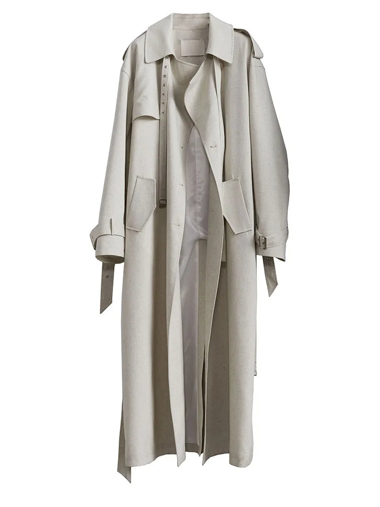 Sahsuha Buckle Trench Coat from Marigold Shadows
