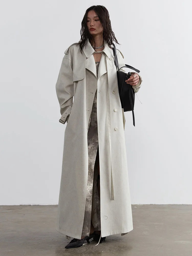 Sahsuha Buckle Trench Coat from Marigold Shadows
