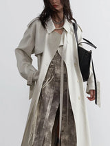 Sahsuha Buckle Trench Coat from Marigold Shadows