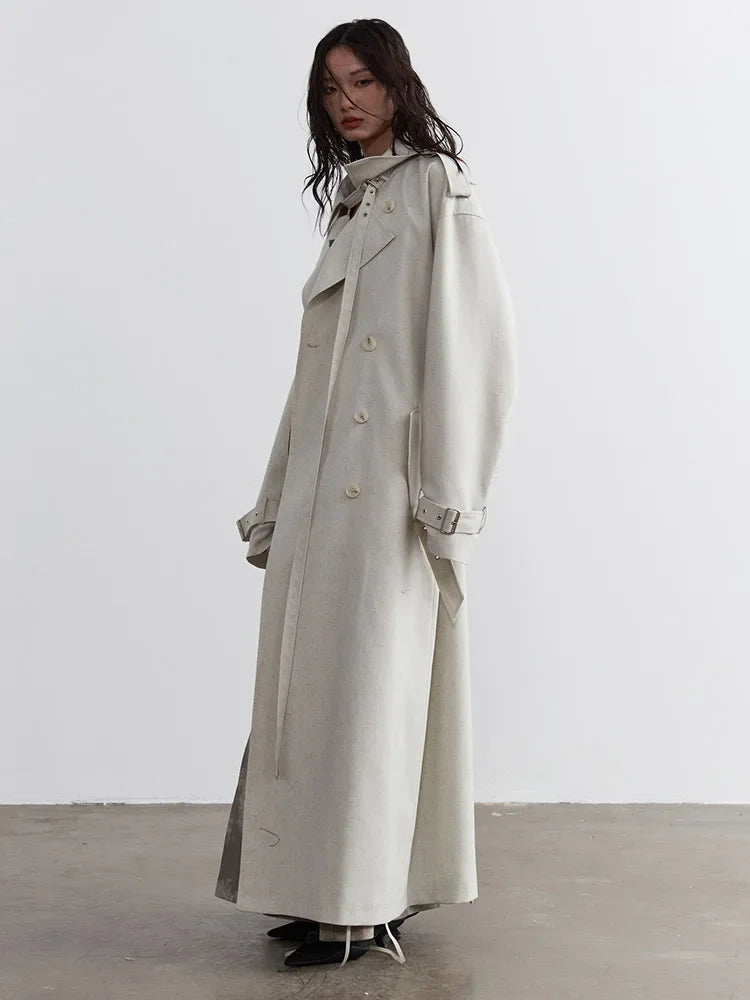 Sahsuha Buckle Trench Coat from Marigold Shadows