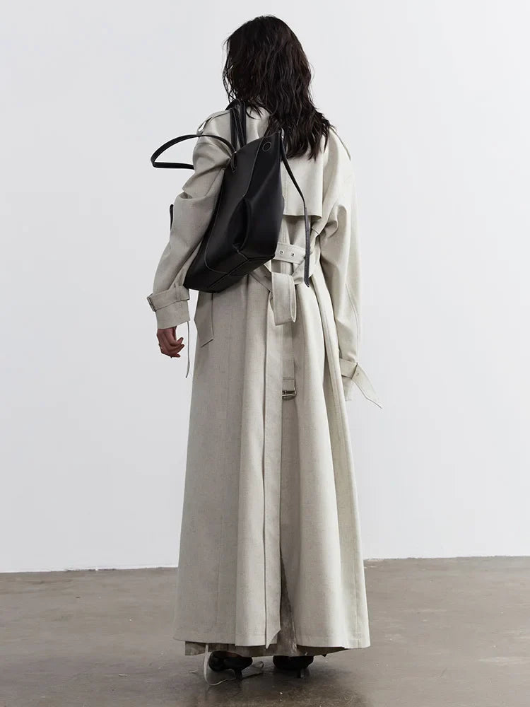 Sahsuha Buckle Trench Coat from Marigold Shadows