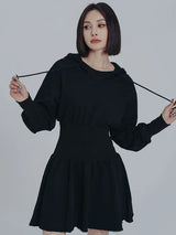 Egreeg Hooded Mini Dress from Marigold Shadows