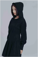 Egreeg Hooded Mini Dress from Marigold Shadows