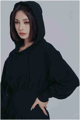 Egreeg Hooded Mini Dress from Marigold Shadows