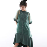 Koharu Irregular Shirt Dress from Marigold Shadows