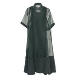 Koharu Irregular Shirt Dress from Marigold Shadows