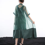 Koharu Irregular Shirt Dress from Marigold Shadows