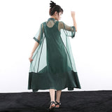 Koharu Irregular Shirt Dress from Marigold Shadows