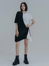 Mauricie Color Block Wrap Dress from Marigold Shadows