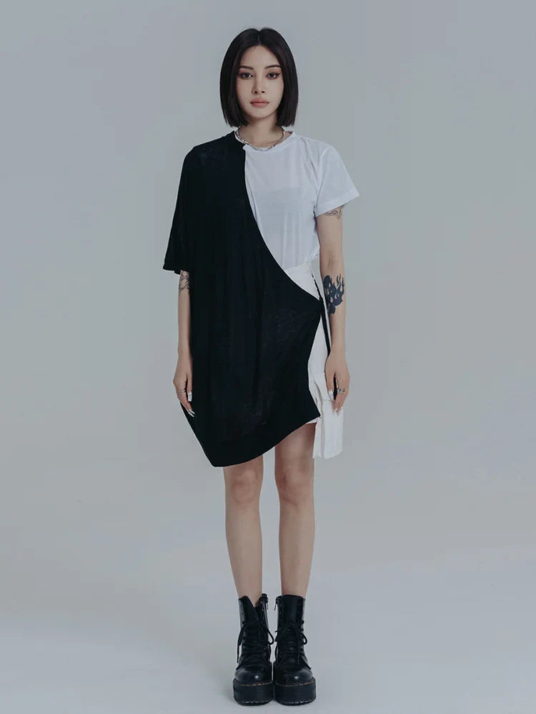 Mauricie Color Block Wrap Dress from Marigold Shadows