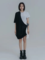 Mauricie Color Block Wrap Dress from Marigold Shadows