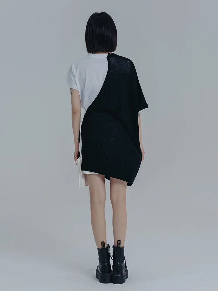 Mauricie Color Block Wrap Dress from Marigold Shadows