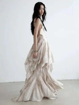 Mericott Ruffle Dress from Marigold Shadows