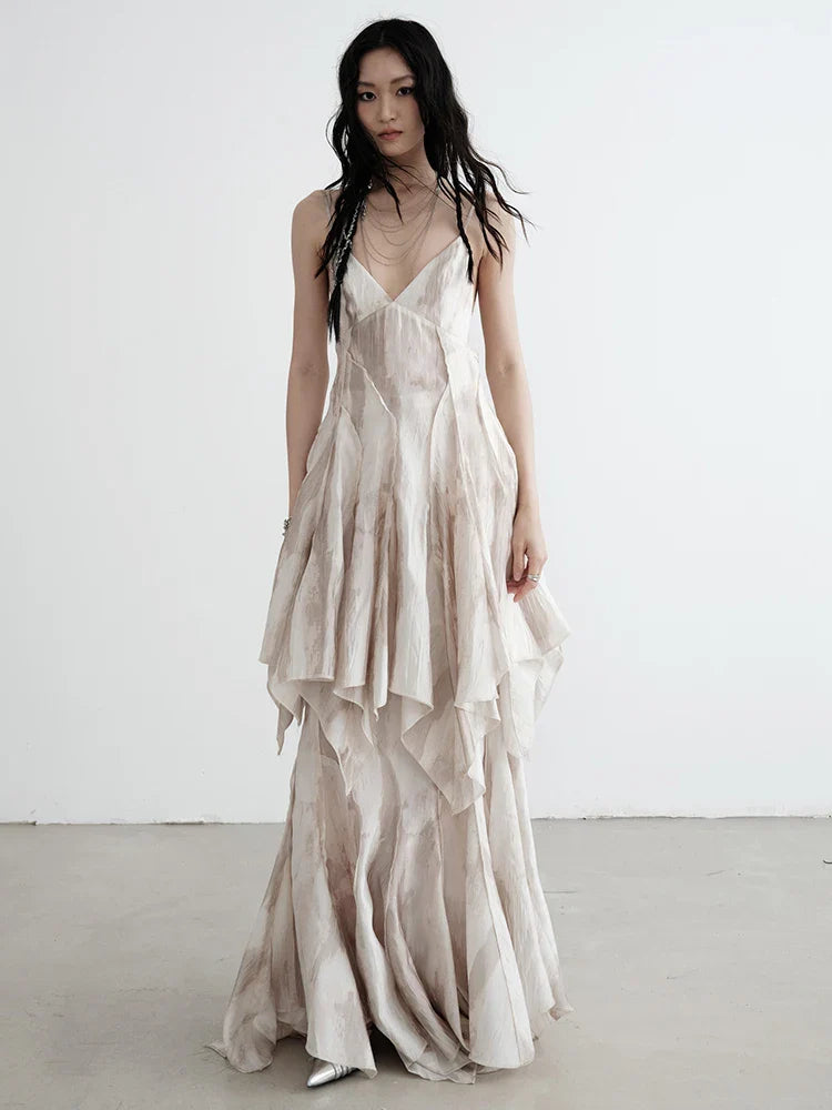 Mericott Ruffle Dress from Marigold Shadows