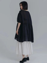 Misato Puff Sleeve Dress from Marigold Shadows