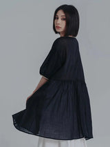 Misato Puff Sleeve Dress from Marigold Shadows