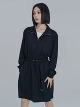 Mooni Drawstring Sweatshirt Dress from Marigold Shadows