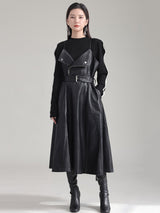 Musset Vegan Leather Dress from Marigold Shadows