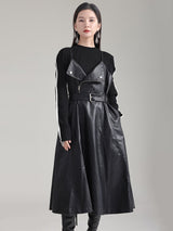 Musset Vegan Leather Dress from Marigold Shadows