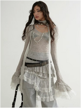Rideco Ruffle Lace Sweater Dress from Marigold Shadows