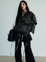 Hakattua Vegan Leather Jacket from Marigold Shadows