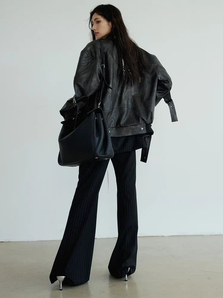 Hakattua Vegan Leather Jacket from Marigold Shadows