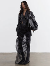 Bataduh Vegan Leather Zipper Jacket from Marigold Shadows