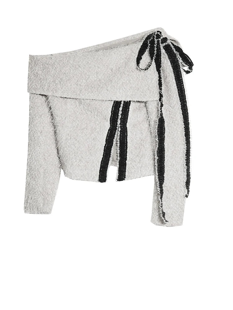 Custey Open Shoulder Ribbon Jacket from Marigold Shadows