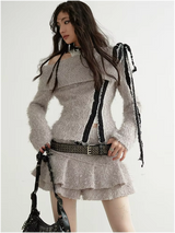 Custey Open Shoulder Ribbon Jacket from Marigold Shadows