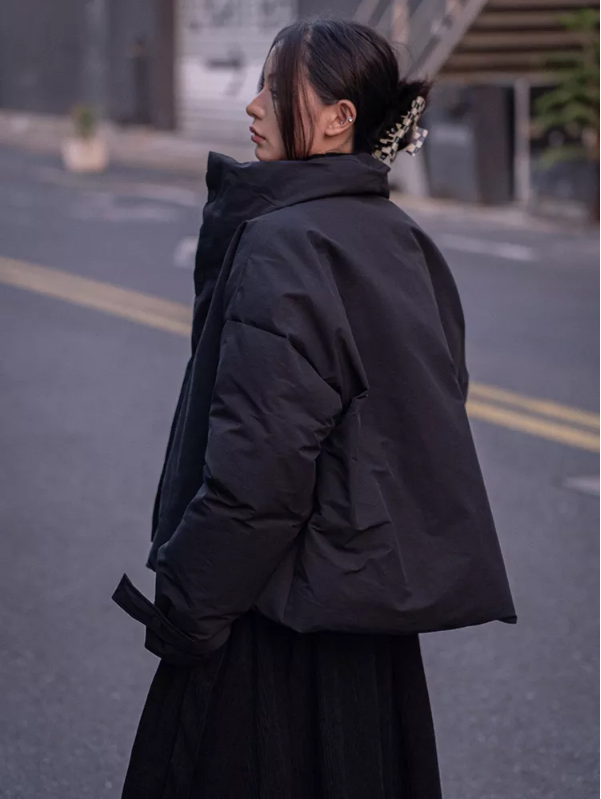 Eatan Puff Jacket - Black from Marigold Shadows