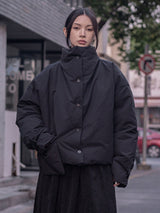 Eatan Puff Jacket - Black from Marigold Shadows