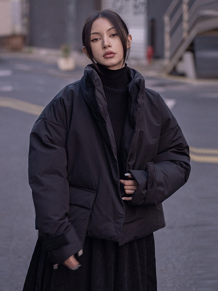 Eatan Puff Jacket - Black from Marigold Shadows