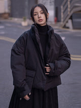 Eatan Puff Jacket - Black from Marigold Shadows