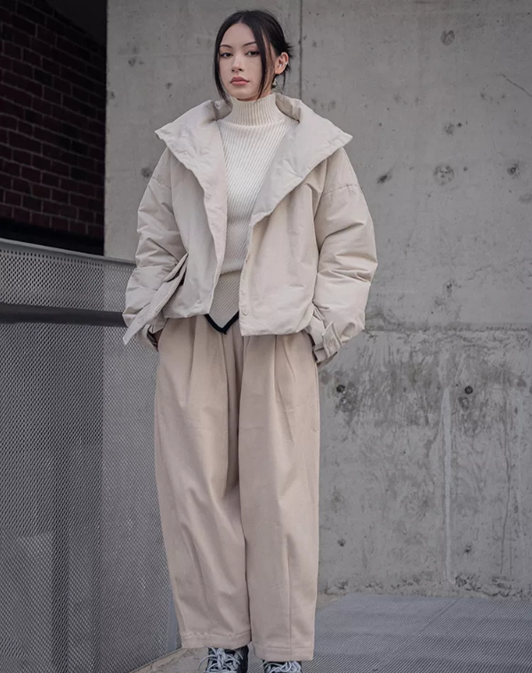 Eatan Puff Jacket - Sand from Marigold Shadows