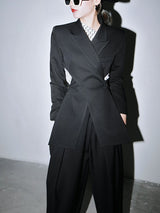 Kaida Cross Split Long Sleeve Jacket from Marigold Shadows