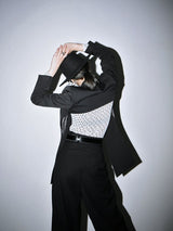 Kaida Cross Split Long Sleeve Jacket from Marigold Shadows
