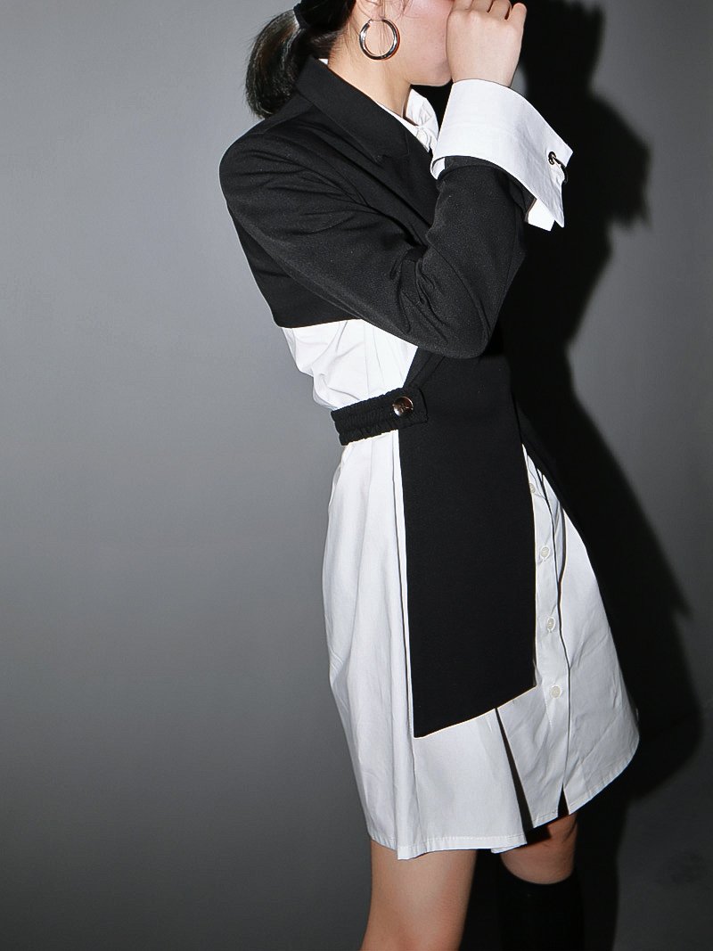 Kaida Cross Split Long Sleeve Jacket from Marigold Shadows