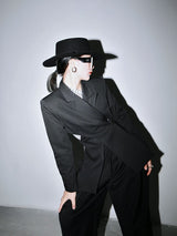 Kaida Cross Split Long Sleeve Jacket from Marigold Shadows