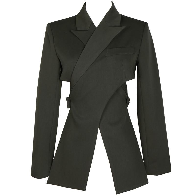 Kaida Cross Split Long Sleeve Jacket from Marigold Shadows