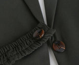 Kaida Cross Split Long Sleeve Jacket from Marigold Shadows