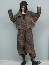 Kuniko Denim Leopard Jacket from Marigold Shadows